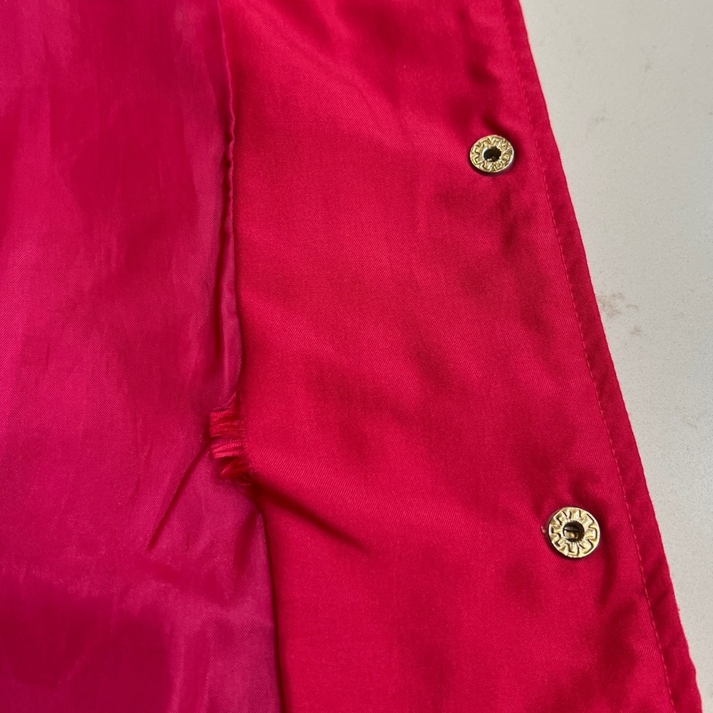 Lilly Pulitzer Vintage White Label Hot Pink Quilted Jacket - Picture 10 of 10